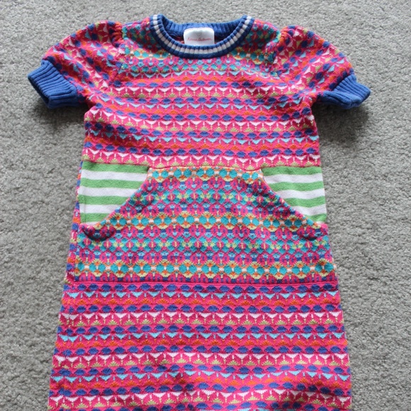 Hanna Andersson Girls Sz 100 4T Knit Dress - Picture 4 of 8
